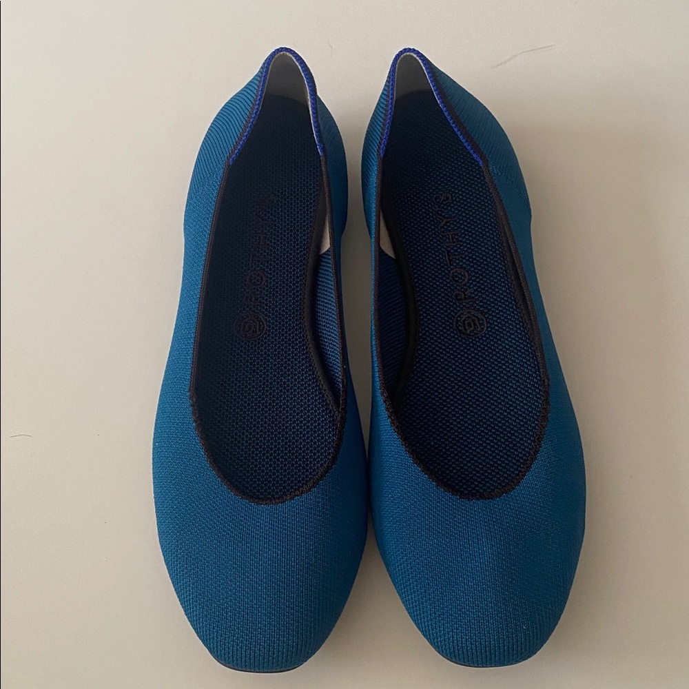 NWOB Rothy’s The Square Pacific Blue Green Size 11 new - Picture 2 of 16